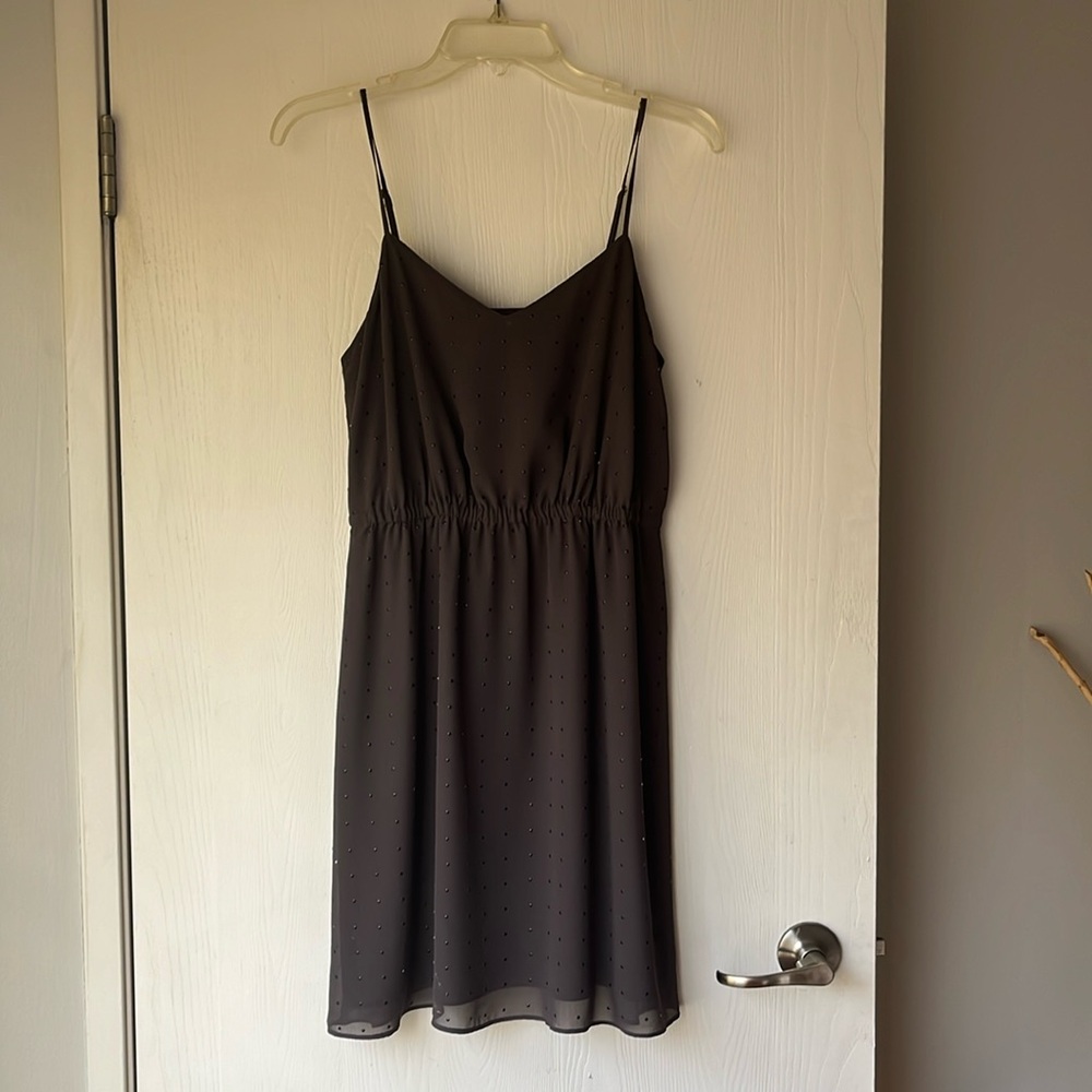 Gray sequin knee length Madewell dress - size 4